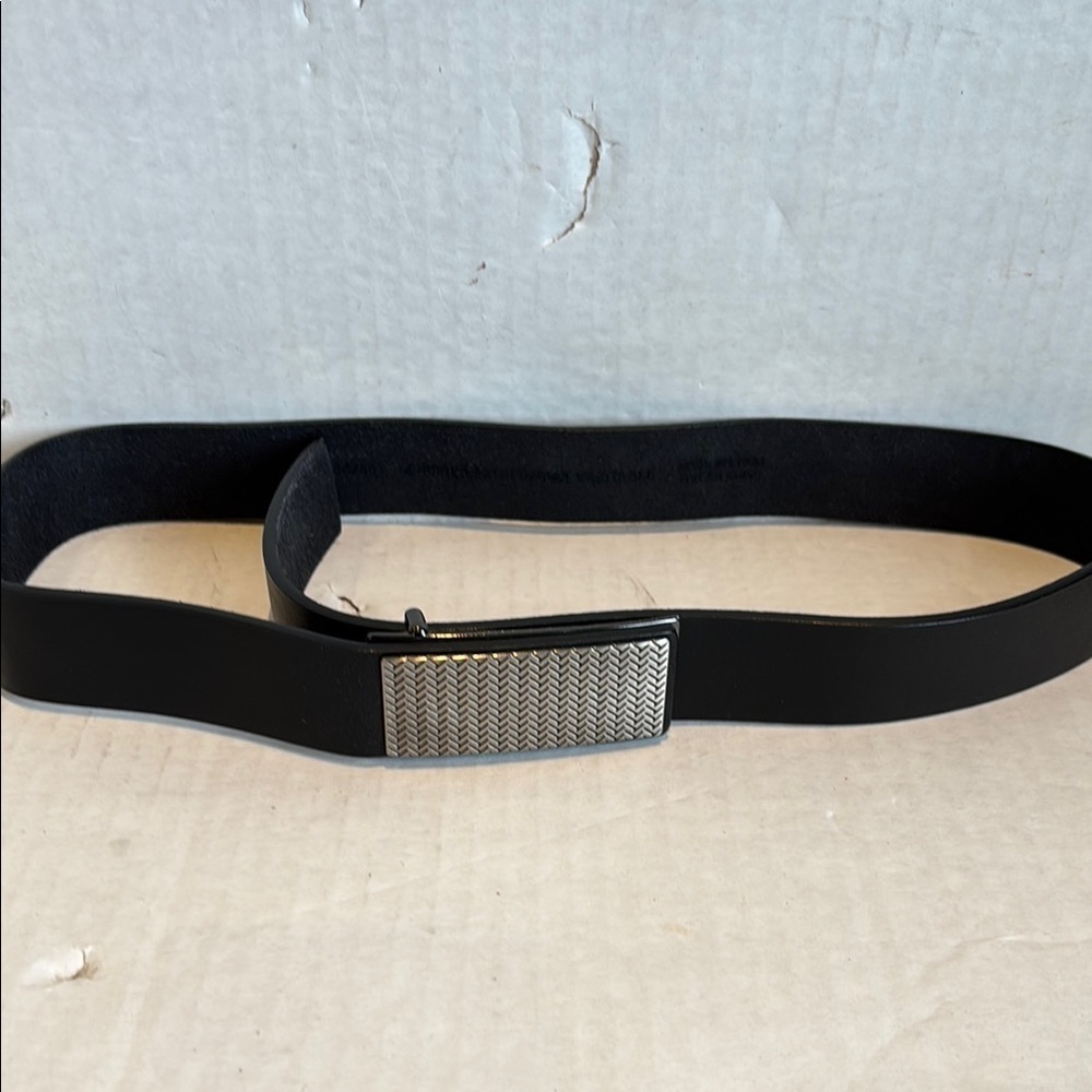 Black Belt with Silver Buckle NWOT